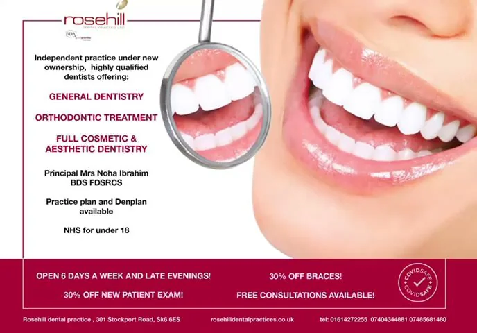 Rosehill Dental Practice - Emergency dental service in Stockport